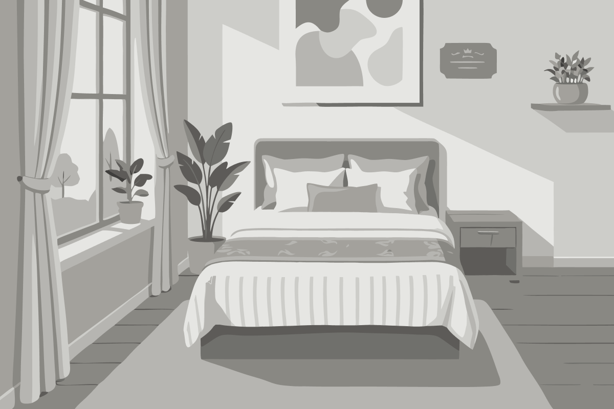 Chambre Double Standard avec 2 Lits Simples